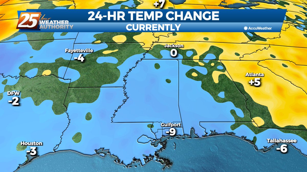 RobKnightWx's tweet photo. A pleasant start as you head out the door this morning. Join us for @WXXV25 "Today" beginning at 5 a.m. on #NBC & #FOX. I'll let you know how long the cool conditions will continue.
#Wxxv25Today #CoolStart https://t.co/e2MteYvbXz