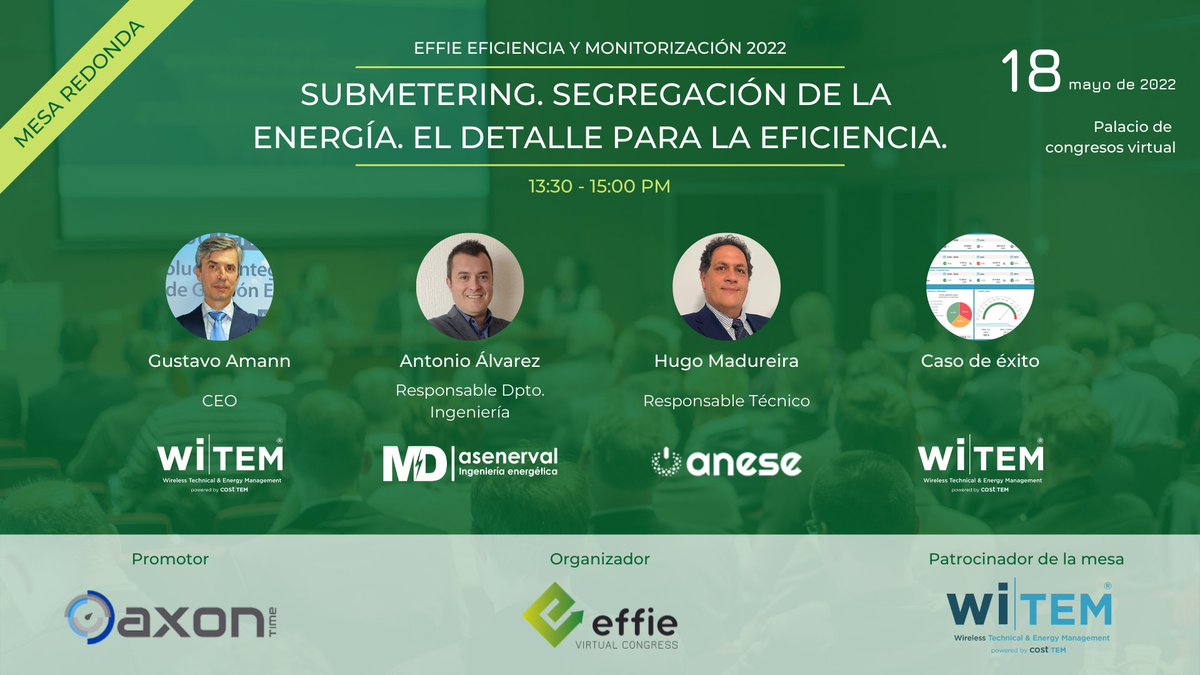 📢 ¡Con esta mesa redonda patrocinada por <a href="/Co2Smart/">CO2 Smart Tech</a> cerraremos la primera jornada técnica de Effie 22!

🎫 ¿Aún no tienes tu entrada? Consíguela ya de manera gratuita y accede con un solo clic: effievirtual.com/es/visitar/eff…