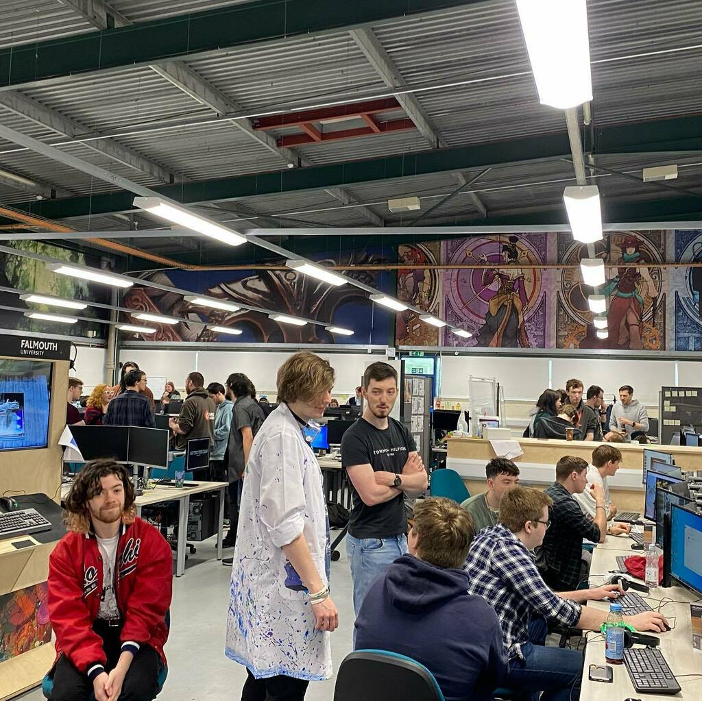 Kicking off our 3rd year Game Demo Day. Bring on the games! #games @falmouthuni #gamedev #gametesting #gamedesign
