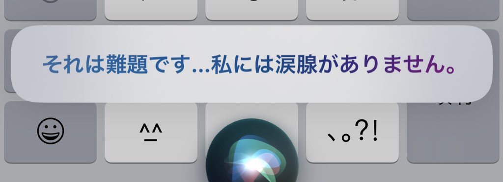 elliychan1229's tweet photo. 今日へいSiri!ママンに電話して!って言われたら、こう返された(´⊙ω⊙`)え?電話してくれんの?笑
ちな、結局もぅ一度や���直してって言われた!笑
#heyshiri #ヘイSiri #泣いて https://t.co/rG3b6XRXlM