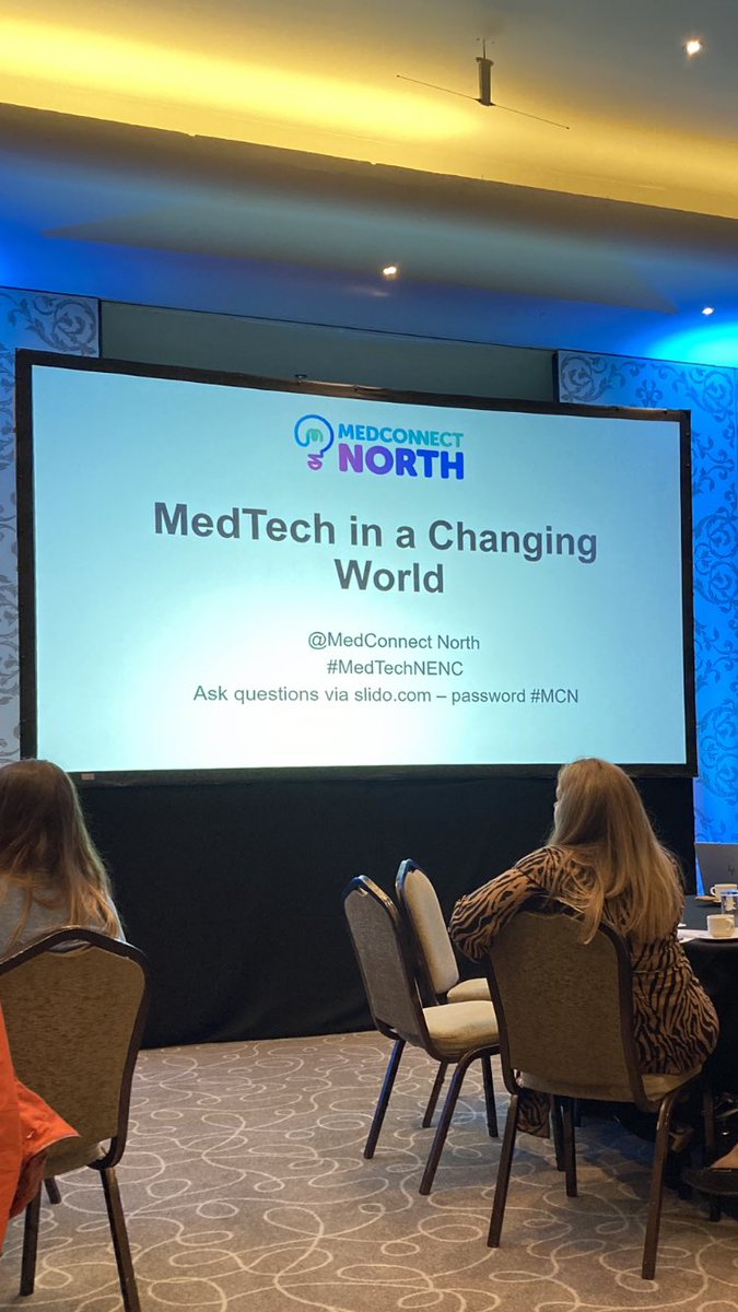 Looking forward to learning more! Some interesting presentations ahead. @MedConnectNorth #MedTechNENC