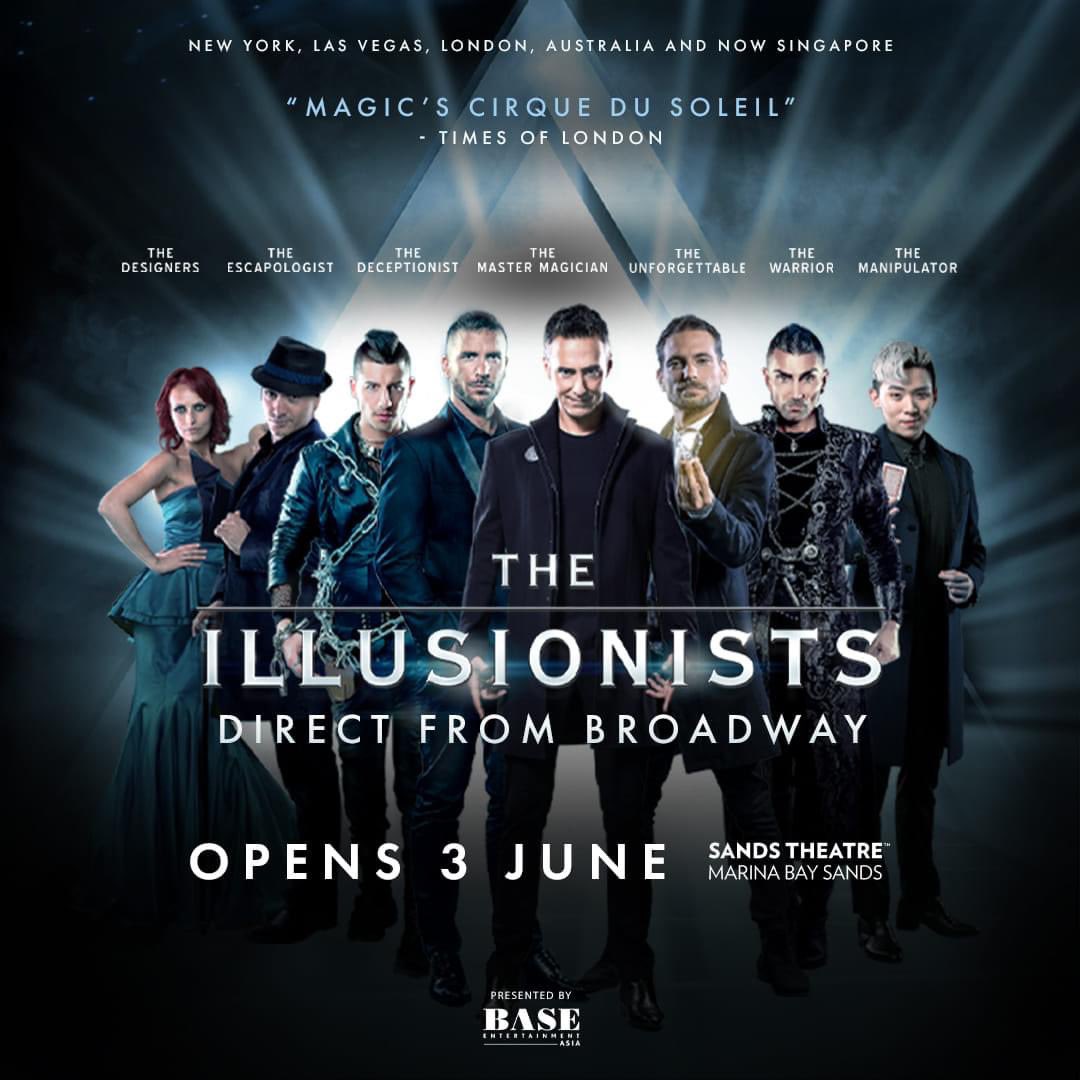 We’re putting the band back together 🪄🎩🌟
Who likes magic?! ✨✨✨#magic #theillusionists #singapore