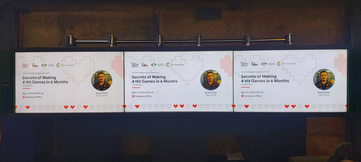 fidanrustamli1's tweet photo. 1st GDG GAMES Baku hybrid fireside chat 💥
@gdg_turkey
#gamepons #gdggames #GDG #firesidechat #hybridevent #gamingcommunity https://t.co/izrXDkknYK