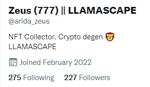arida_zeus's tweet photo. @LlamascapeNFT Let's go @LlamascapeNFT https://t.co/n2rDDIVlGh