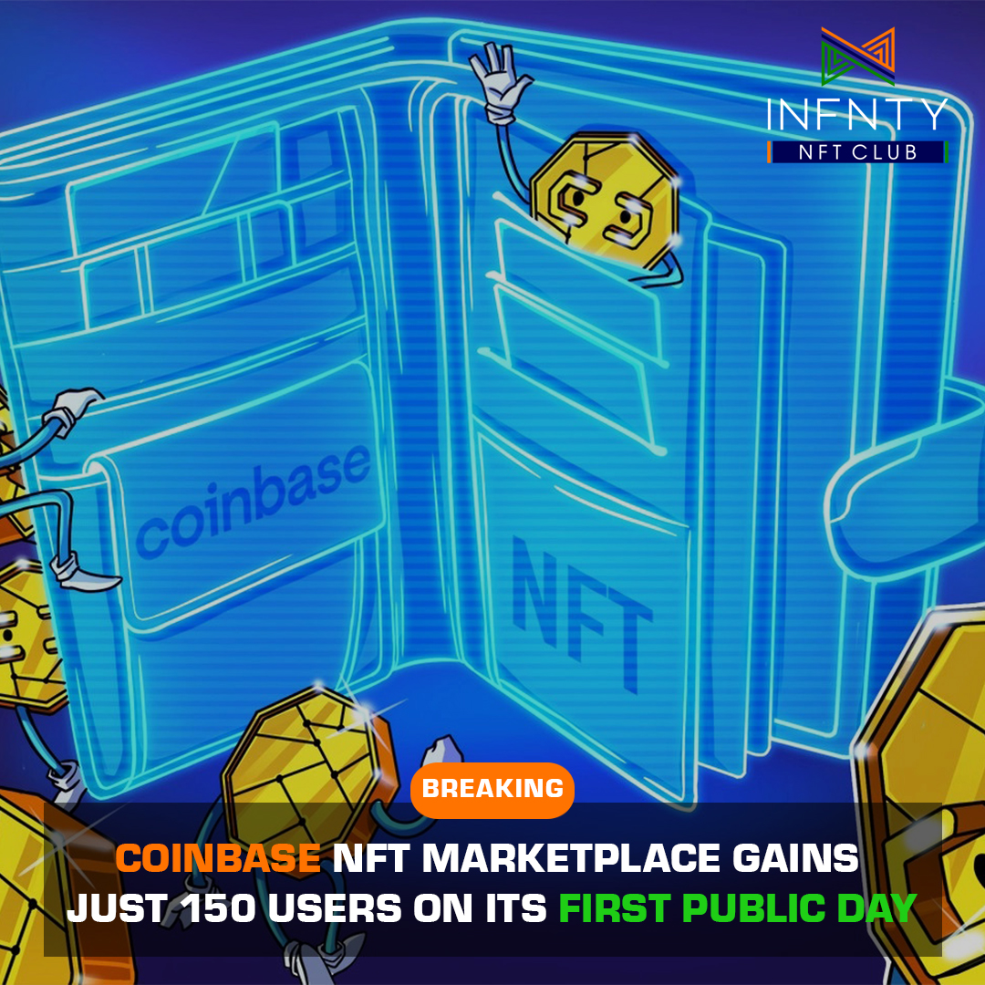 InfntyClub's tweet photo. The 1st day of @Coinbase_NFT Marketplace didn’t go so well. Here are the Possible Reasons.👀

👉Lots of competition
👉No significant financial benefits for users to switch
👉Bear market &amp; monthly NFT sales down
👉Customer-service issues

#NFTCommumity #nftcollectors #nftcreator https://t.co/6937AVhM8m