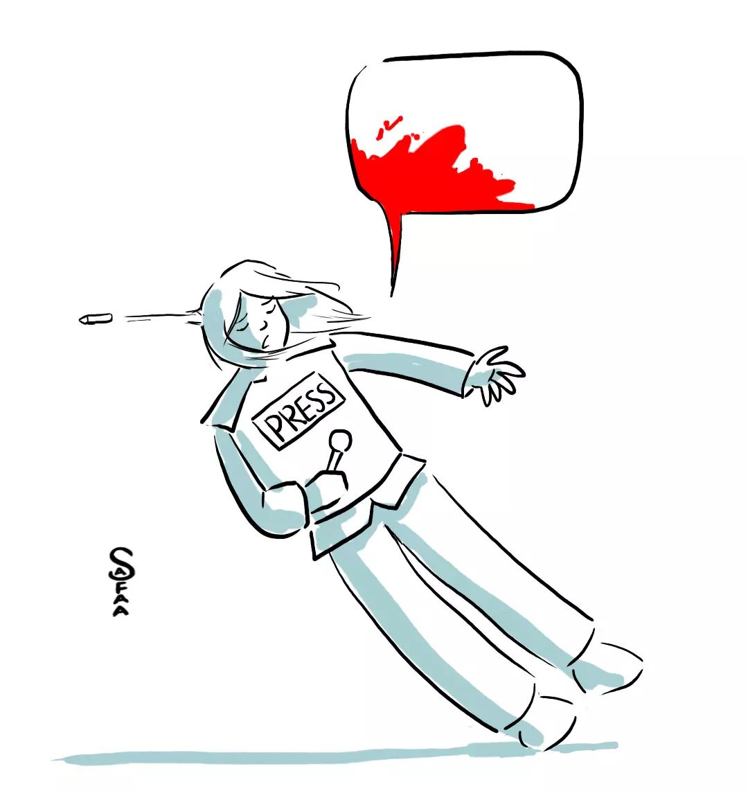 warieux1's tweet photo. IIsraeli forces sniped a journalist in the head, AGAIN!

She was wearing the PRESS vest and clearly non-hostile

#FreePalestine #Israel_terrorist #IsraeliCrimes https://t.co/KPZFcphkoS