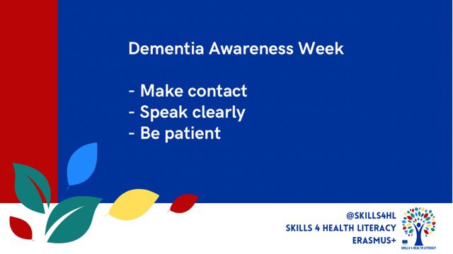 We need systems helping every person living with dementia, and every carer, to get the support they need to stay happy, healthy and independent for as long as possible. This means appropriate, quality care, free and easy to get, no matter where you live #healthliteracy #dementia