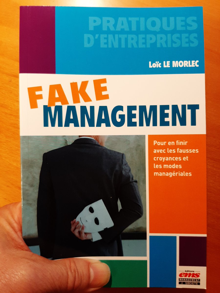 LoicLeMorlec's tweet photo. #FakeManagement sera dans les bacs le 26. Déjà ouvert à la pré commande. Un autre regard sur l'Humain qui questionne 10 ans de stratégies basées sur son bien-être ou son bonheur. Quand le travail est malade c'est avant tout sur sa qualité qu'il faut agir. https://t.co/izi589TZ6V