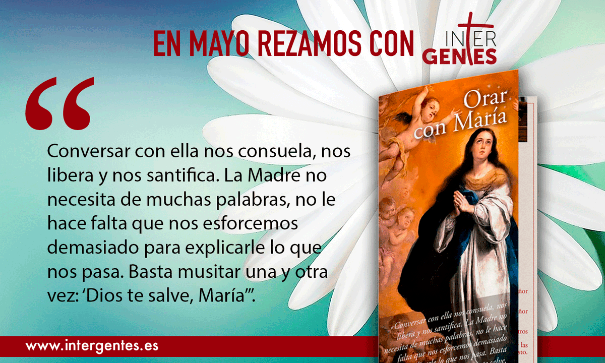 intergentes_es's tweet photo. El desplegable 'Orar con María' contiene las oraciones clásicas para rezar a la Virgen y para llegar a Jesús a través de ella:
🟥 https://t.co/tBOXTHXxlK https://t.co/yzVSAiQsIA