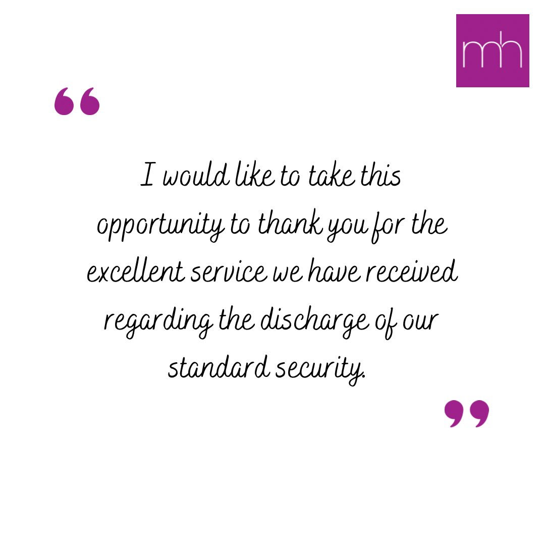 McSherryHLaw's tweet image. Our Conveyancing Assistant, Gwen, received this positive feedback from clients she assisted to discharge the mortgage from their title. 

Have you recently repaid your mortgage? Contact us today on 01563 533121. We’d be happy to assist 🧑‍⚖️

#happyclient #positivefeedback #ayrshire