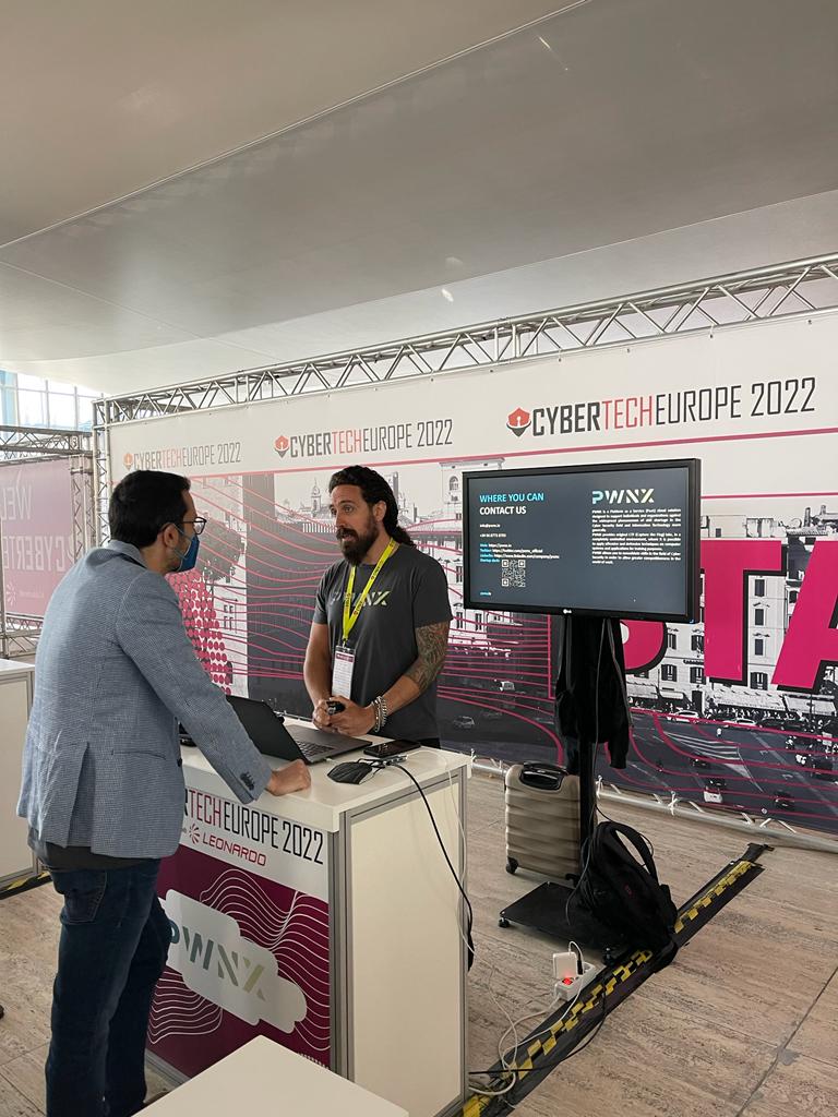 pwnx_official's tweet photo. We are here today.
If you are at #Cybertech Europe 2022 today, come by and say hello and have a chat with us and ask questions to find out more about our platform.
#computersecurity #cybersecurityawareness #cybersecurity #cybersecuritythreats #event #europe https://t.co/yV3U1Z7A83