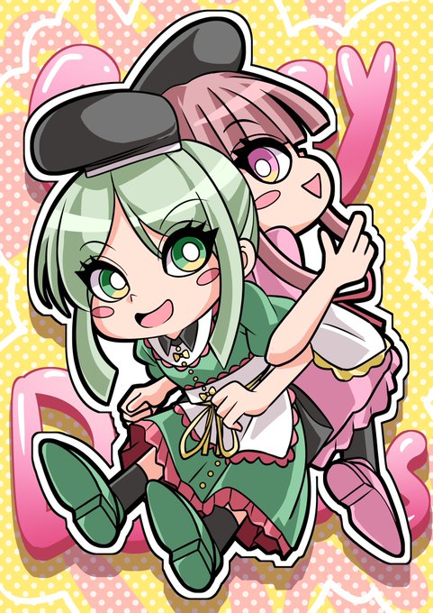 #同じ人が描いたとは思えない絵を貼る
デフォルメ絵か否かという問題ではある 