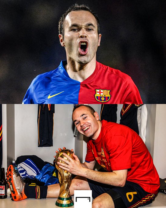 He\s one for the ages.

Happy 38th birthday, Andres Iniesta 