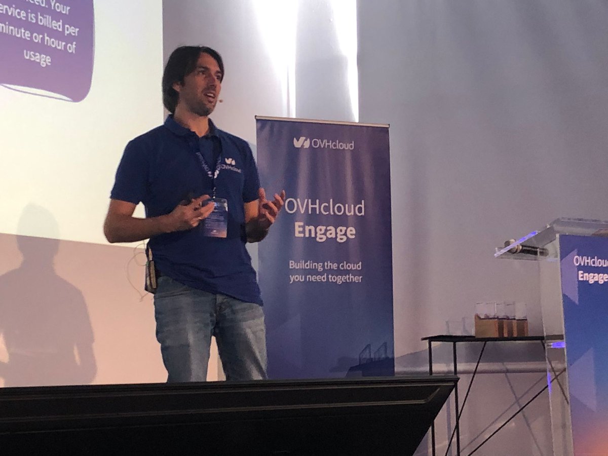 OVHcloud_ES's tweet photo. ☁️ ¿Cómo construir y desplegar tu aplicación aprovechando tus datos?
🔴 Descúbrelo en directo en el #OVHcloudEngage con @LostInBrittany, @AndryRamian, y Matias Sosa. https://t.co/2gc9dzY1v8