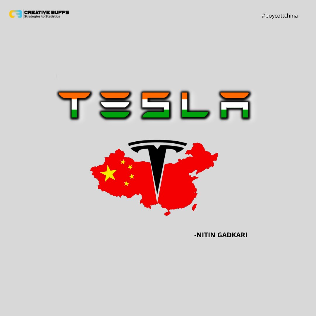creativebuffs's tweet photo. Nitin Gadkari, the Union Minister, has asked Tesla to Make it in India once more!
Do you intend to ride in a Tesla?
.
#ElonMusk #musktwitter #ElonTwitter #Tesla #teslaindia #teslamodels #teslamotors #NitinGadkari https://t.co/2GU7XLmRGG