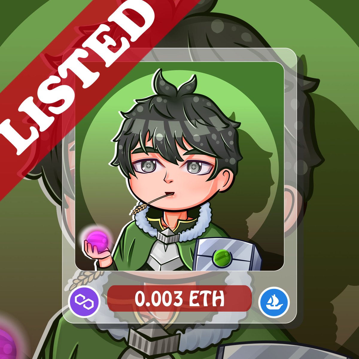 🌸Holllaaaa #NFTCommmunity 🌸

✅ArchoNFT List New Item✅
🌸PRICE : 0.003 ETH🌸

Listed on <a href="/opensea/">OpenSea</a> 🥳😅 <a href="/0xPolygon/">Polygon | POL</a> 

opensea.io/collection/wor…

#NFT宣伝枠 #NFT買います #NFT #NFTS #NFTJAPAN #NFTdrop #NFTcollector #NFTcollection #OpenSeaNFT #Polygon