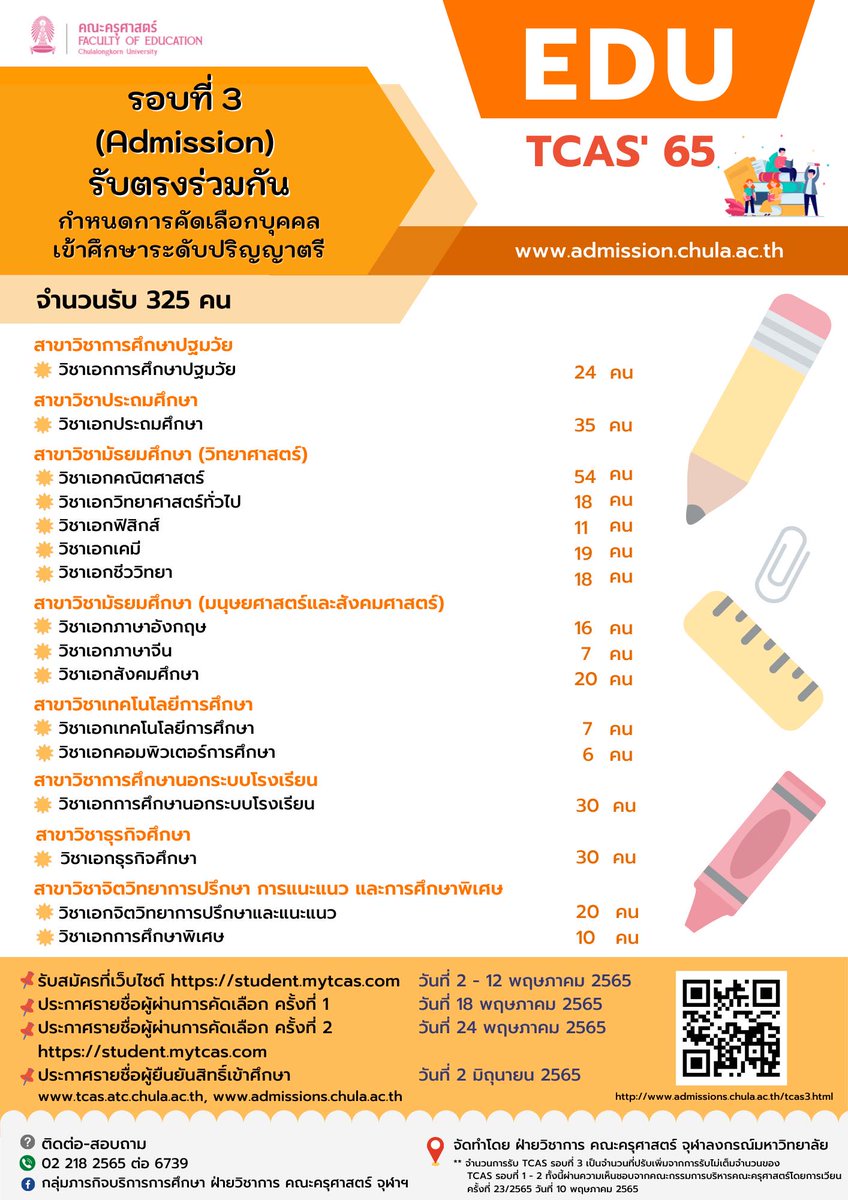 ChineseExamTH's tweet photo. คณะครุศาสตร์ วิชาเอกภาษาจีน กลับมารับนิสิตเข้าศึกษาแล้วนะครับ น้อง ๆ คนไหนอยากเป็นครูภาษาจีนต้องมาคณะนี้ วิชาเอกนี้แล้วว ปังปุริเย่สุด ๆ  
น้องที่สนใจสมัครได้ที่ https://t.co/DQPQO3x7km
ตั้งแต่วันที่ 2 - 12 พฤษภาคม 2565สามารถดูรายละเอียดได้ที่ https://t.co/8vHMmFalQf
#GATPAT https://t.co/1pqXAfa9tU