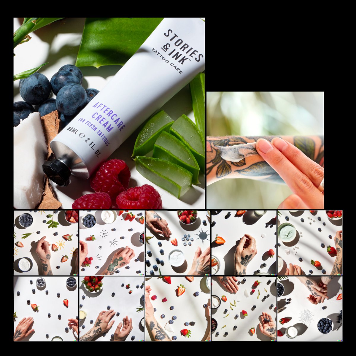 Daily #dalle from the team at @pencilai showing AI-generated #ecommerce photography examples for some of the brands we love