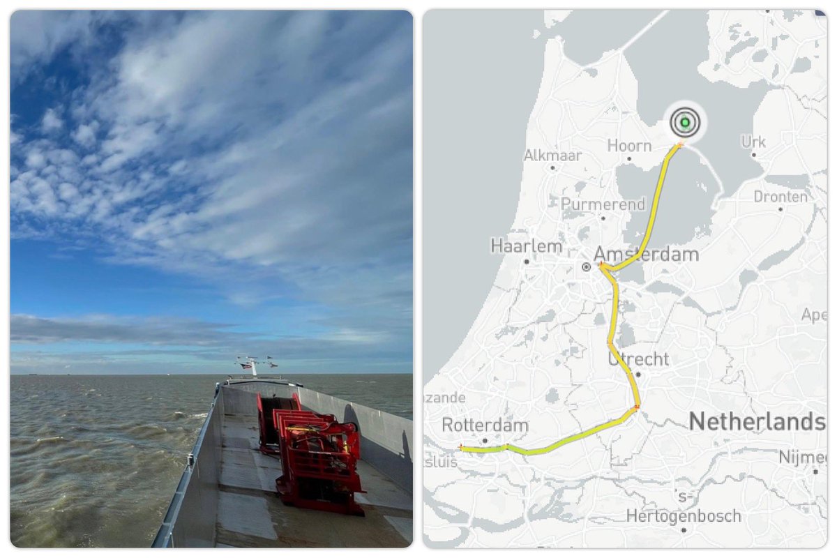 Woensdag ochtend 11-05-2022 - 07:03 uur: Goedemorgen vanaf het IJsselmeer! #goedemorgen
