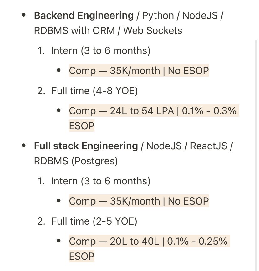 aakashlpin's tweet photo. Help us @investmintclub hire “engineer operators” in full stack/core backend roles. 

✨ Our culture and requirements in images.

🙏🏽 RT - 5 random folks x Amazon voucher worth 2k each. 

👉👉🏼 refer someone - if we hire them - both of you get an Oculus Quest 2. 

DMs open. https://t.co/1XOVQ3Gwf1