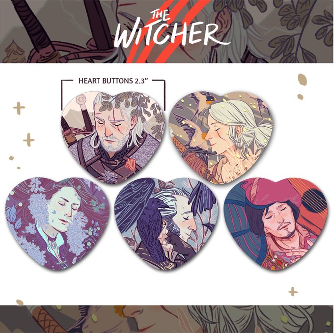 also bringing the witcher heart buttons back on preorder :V 