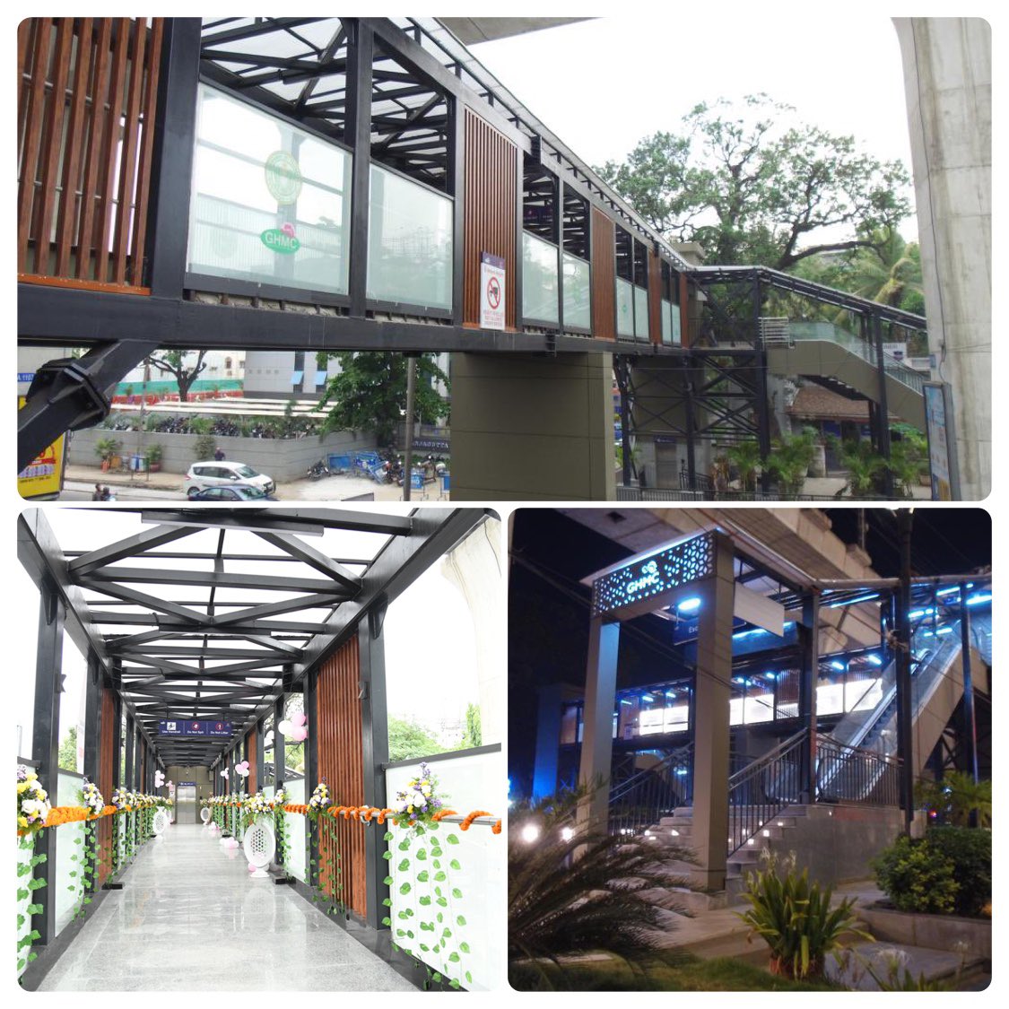 gadwalvijayainc's tweet photo. Inaugurated Foot Over Bridge near Hyderabad Central Mall Panjagutta constructed with a cost of 5 Cr along with MLA @NagenderDanam Garu &amp; @GHMCOnline officials. It is one of the busiest roads in city FOB will provide a safe passage to the pedestrians crossing the road. @KTRTRS https://t.co/hVBLvNUwAt