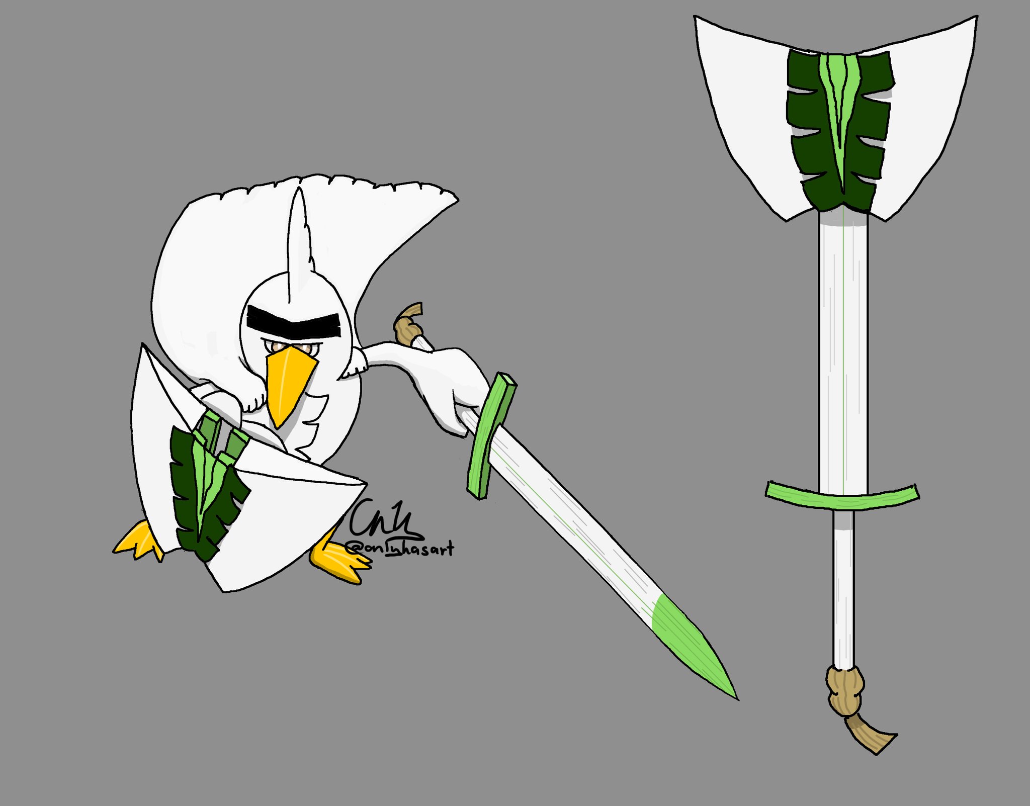 Onlyhasart Open) on Twitter "Lordfetch'd Charge Blade Class, axe mode included