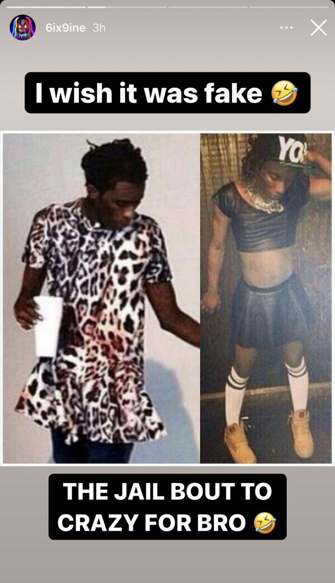 lottareds's tweet image. 6ix9ine’s IG stories about Young Thug beyond outta pocket