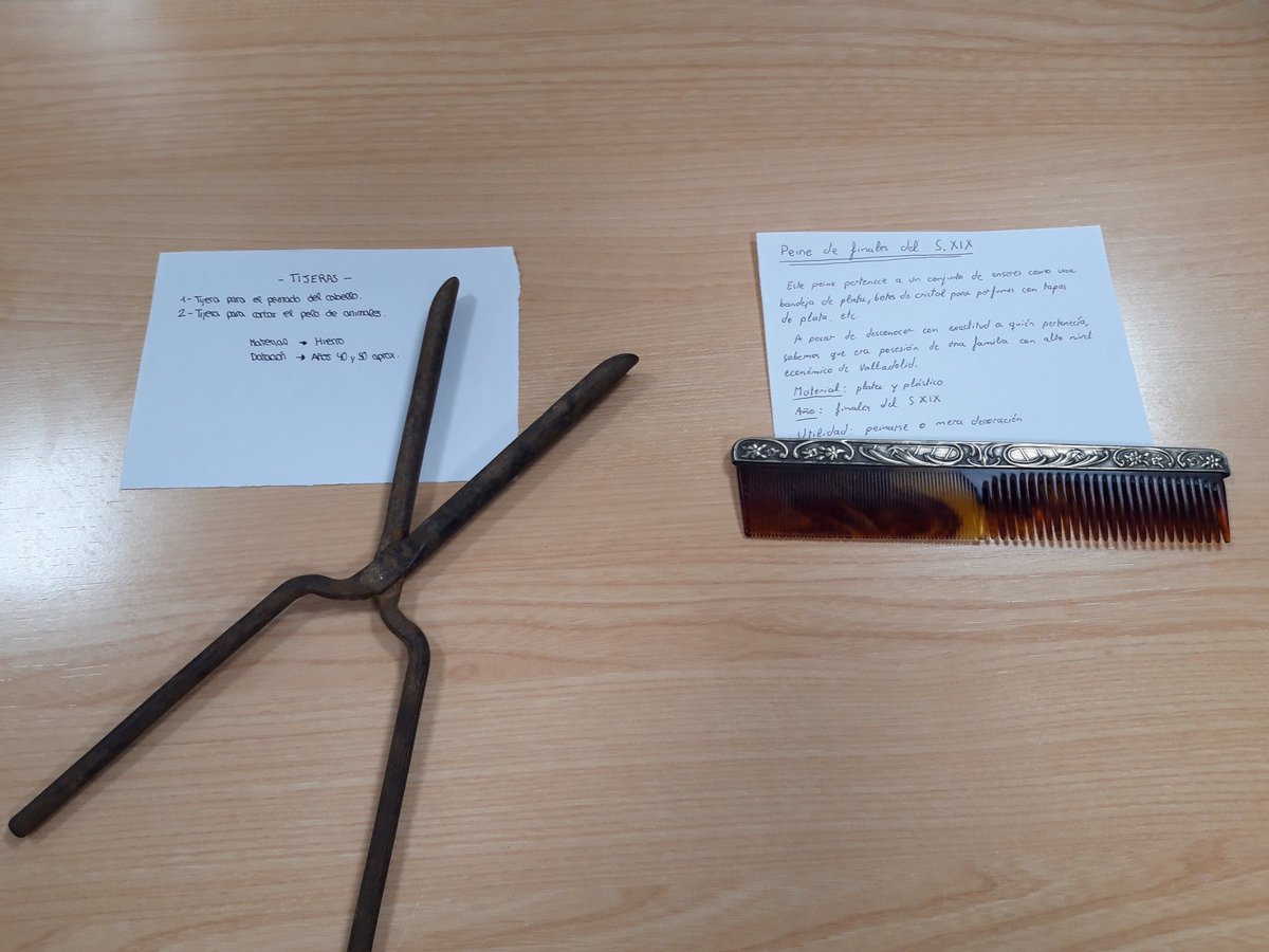 Mercede34417335's tweet photo. #DCSUVA Enhorabuena a 3° del Grado de Infantil de @feyts_uva por la creación de un Museo de Aula  #estrategiasccss para dar valor a los objetos e iniciar el aprendizaje de nociones temporales, estudiar cambios y continuidad. Orgullosa del trabajo! https://t.co/H2pCGy38VV