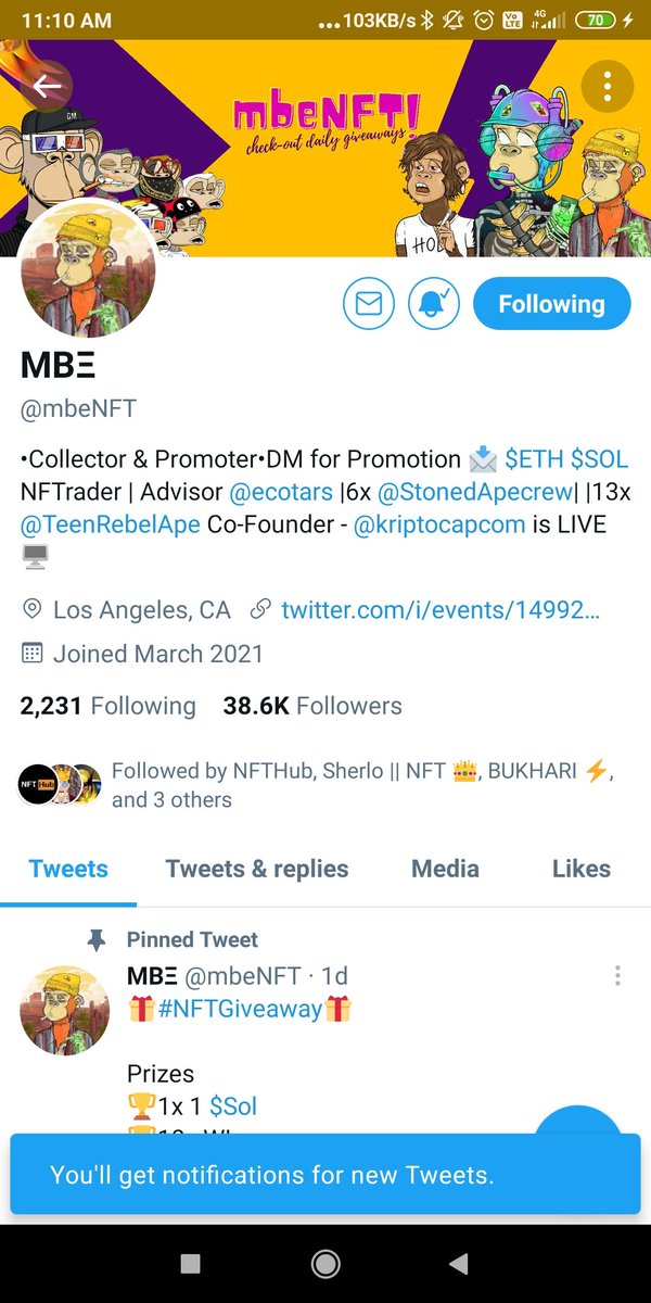 Shivang49065735's tweet photo. @mbeNFT Hoping to win this.. such a big help for me 

Zqlqy.wam

@Maharsh82680941
@prriitrrii
@jethalal_babita

Please 🥺🙏🙏🙏

 All of done ✅ https://t.co/Iq2MuO9gCl