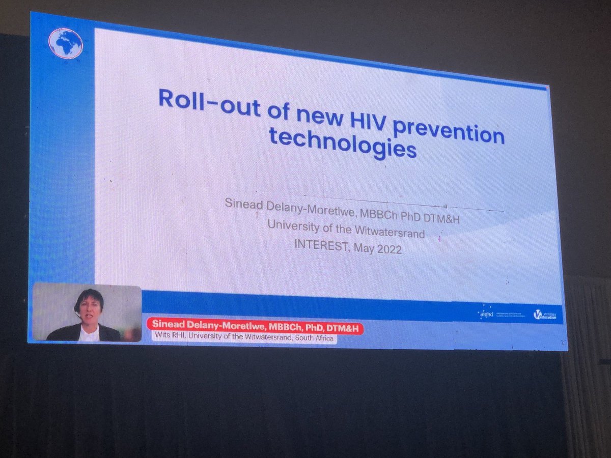 DrTimMastro's tweet photo. Essential to scale up #HIVprevention method to have real impact on the #AIDS pandemic @SineadDelany #WRHI. #INTEREST2022. @INTERESTconf https://t.co/mECcNciLc6