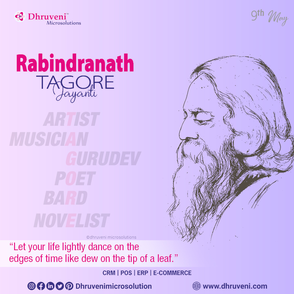 DhruveniMicro's tweet photo. Remembering Nobel laureate Sri Rabindranath Tagore, on his birth anniversary.
Happy Rabindranath Tagore Jayanti

#RabindranathTagore #rabindranathtagorejayanti #NationalAnthem #160BirthAnniversary #RabindranathTagoreJayanthi2022 https://t.co/tRUxLFRWv8