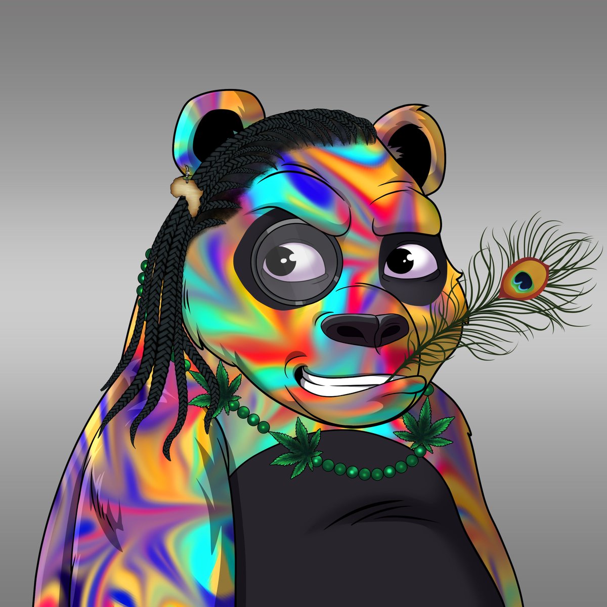 Rasta Panda Pot Club tweet media