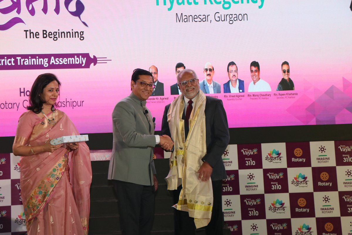 Rotary3110's tweet photo. Address by PDG Dr. Manoj Desai on "Imagine Rotary" at शंखनाद - The Beginning, District Training Assembly, RID 3110.
#rotary #rotaryinternational #rotaryindia #rotarydistrict3110
#RID3110 #india #delhi #gurgaon #serve #community
#districttraining #trainingassembly https://t.co/3Y3LNnM6c4