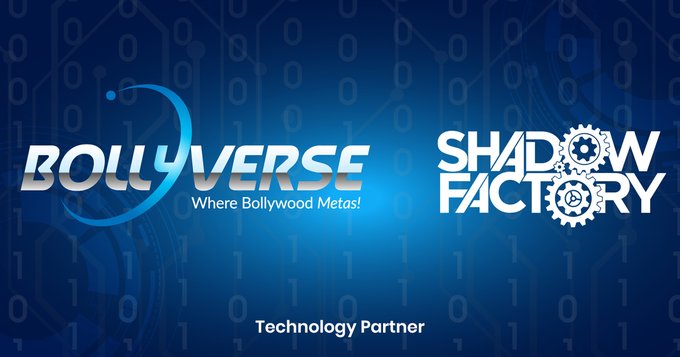 SudhirGajwani's tweet photo. We are proud to announce Shadow Factory, Hong Kong as our Technology Partner.

🌎  https://t.co/9ziqj3KsMj
🌎  https://t.co/qJw8gk642T

#ShadowFactory #TechnologyPartner #Bollyverse #Metaverse #Bollywood #Entertainment https://t.co/AVxpGBz7Mz