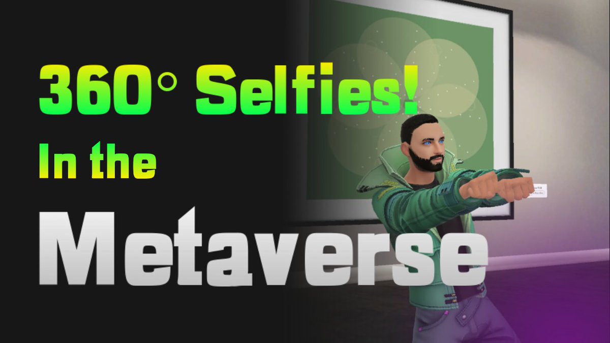 PrizemArtNft's tweet photo. gn #NFTCommunity
I can't wait to see more #SpatialSelfies ... I did another video to show you a new trick I learned about @spatialxr and you can take 360 degree selfies while dancing! Check out this youtube video!
👉 https://t.co/APOoNjmOfQ https://t.co/hLphsej5Sx