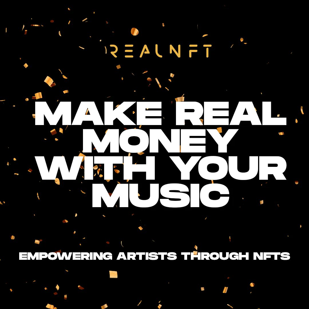 REALNFTNZ's tweet photo. If you want to make money from your music then we want to talk to you. You already know that streaming revenue from traditional DSPs pays peanuts! Music NFTs with Real NFT is the future if you are serious about making money from your music.

#musicnft #nftcommunity #nftmusic https://t.co/ik1w4R1BUn