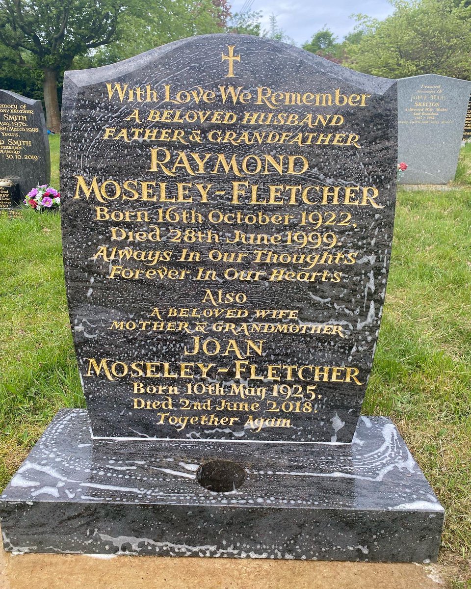 Graveone's tweet photo. Remembering You Grave Tending, tending graves across the uk either scheduled visits or one off deep cleans #grave #gravestone #marble #granite #nationwide https://t.co/9tPssPaiIQ