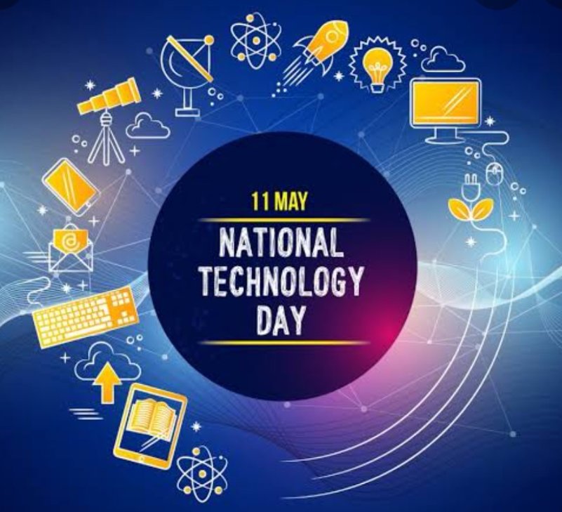 Big Ideas Turn Into Innovation ✨
    Happy National Technology Day ✨