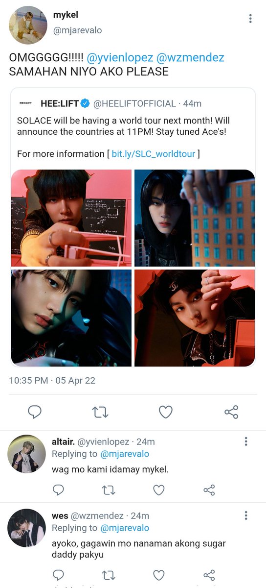 alijeuzz's tweet photo. untold promises

a #sunwon au where miles (yjw) and altair (ksn) are best friends since highschool and both of them dreamed of becoming a famous idol in south korea but years later, altair chose to stay away from the spotlight while miles chase their dream, alone. https://t.co/7kBGBH98X8