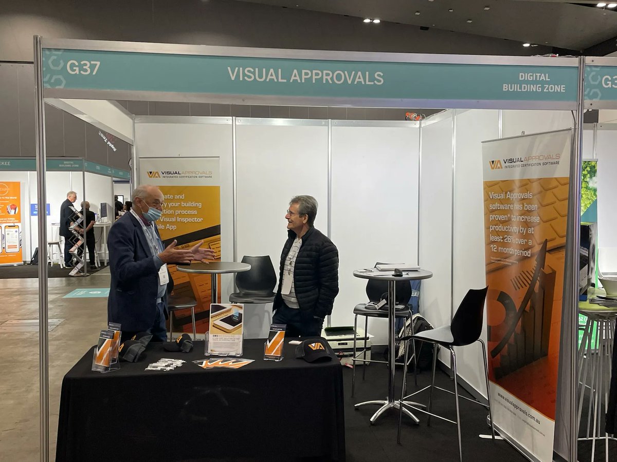 VisualApprovals's tweet photo. Andre working on the @VisualApprovals stand on day 2 of #DesignBuild Reimagined. Drop by and meet Andre and Jason at Stand G37 if you plan on attending the expo @MCEC.
#DesignBuildReimagined
#DesignBuild2022 https://t.co/0ejDfuAmxc