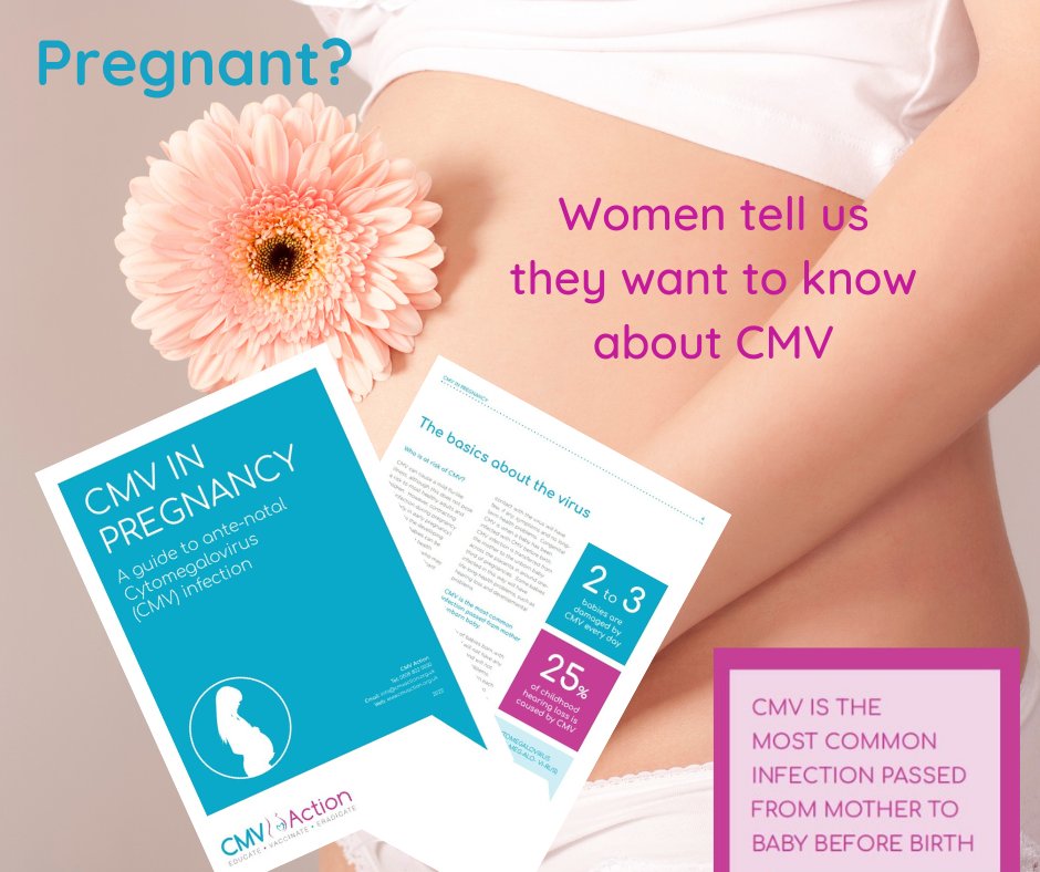 cmvactionuk's tweet photo. Health professionals some times say that they don't want to scare #pregnant women by telling them about CMV yet women repeatedly tell us they want to know. We've a downloadable guide on CMV in #pregnancy. Learn the simple ways to reduce the risk #CMVaware https://t.co/h4vFRQI6P2 https://t.co/Zkygt2rlhq