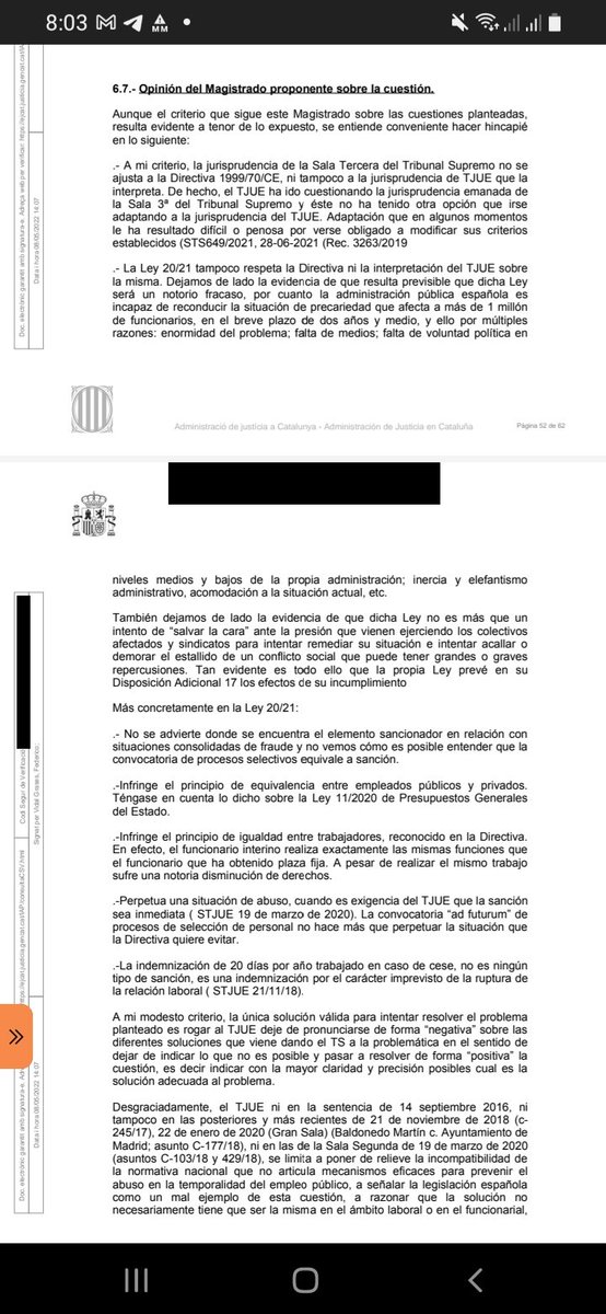 SinttaCaib's tweet photo. Menudo repasito ha dado este juzgado de Barcelona a la ley 20/2021... https://t.co/iRCy8rI8gW