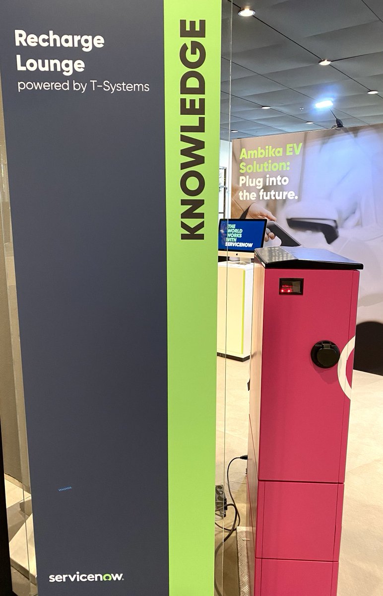 avoehringer's tweet photo. We are ready for you in the Recharge Launch!#LetsPlugIntoTheFuture with #AMBIKA our new eCharging Station Management System #CSMS to support our global fight against climate crisis #TelekomWall #EVC #eMobility https://t.co/zsaTsUaFMl