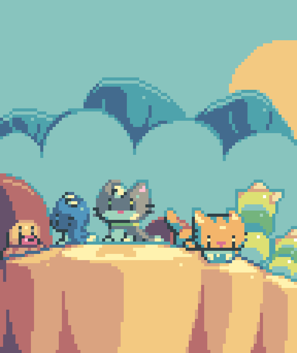 rad_radiish's tweet photo. Nugget Canyon
#SuperCatTales #Neutronized #pixelart #fanart https://t.co/oajs95VkeQ