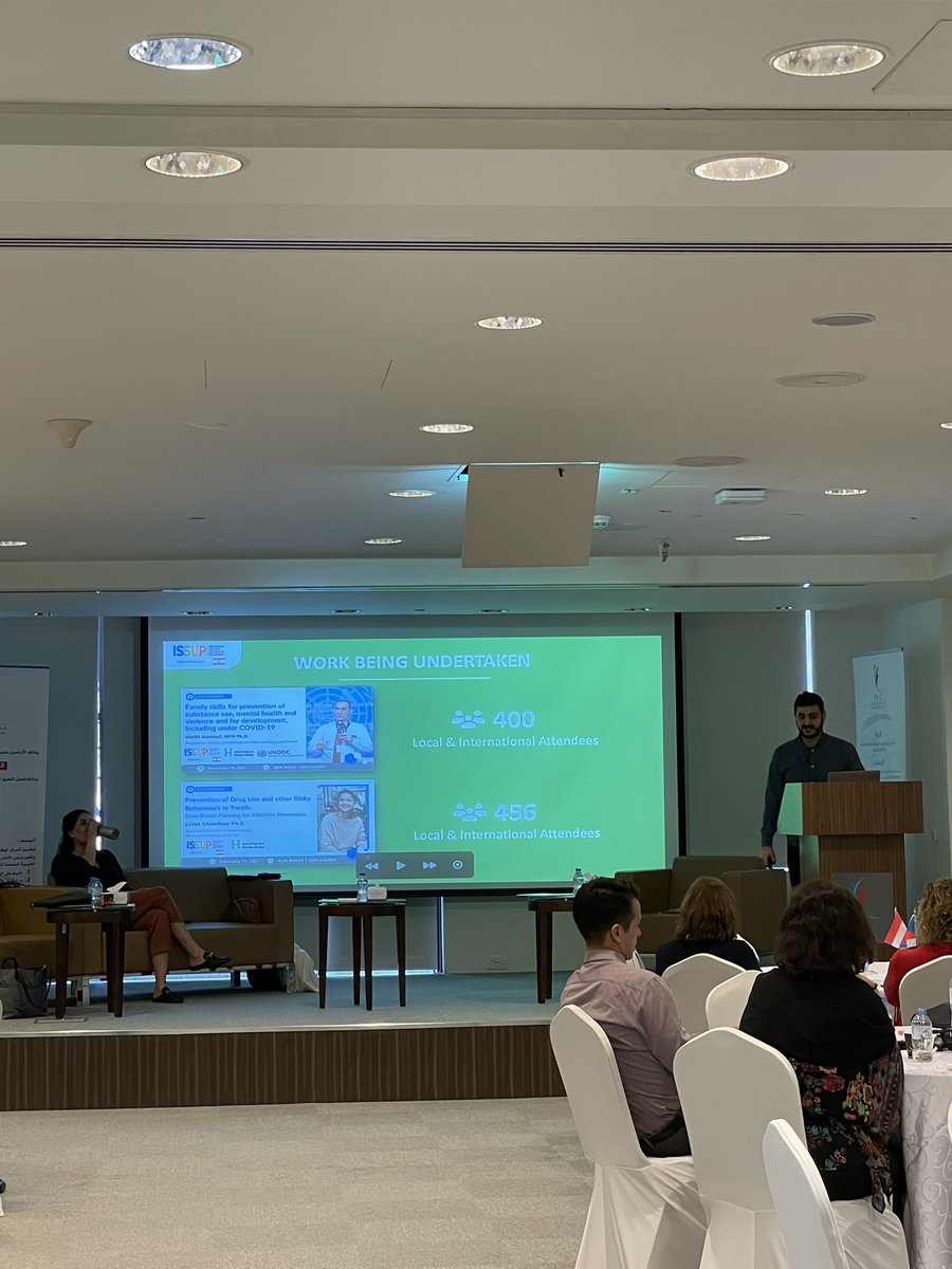 Issup_Lebanon's tweet photo. Anthony Abi Zeid from ISSUP Lebanon presenting our past activities and future plans.

#ISSUP2022 #AbuDhabi #prevention https://t.co/tzKv0V4Gze