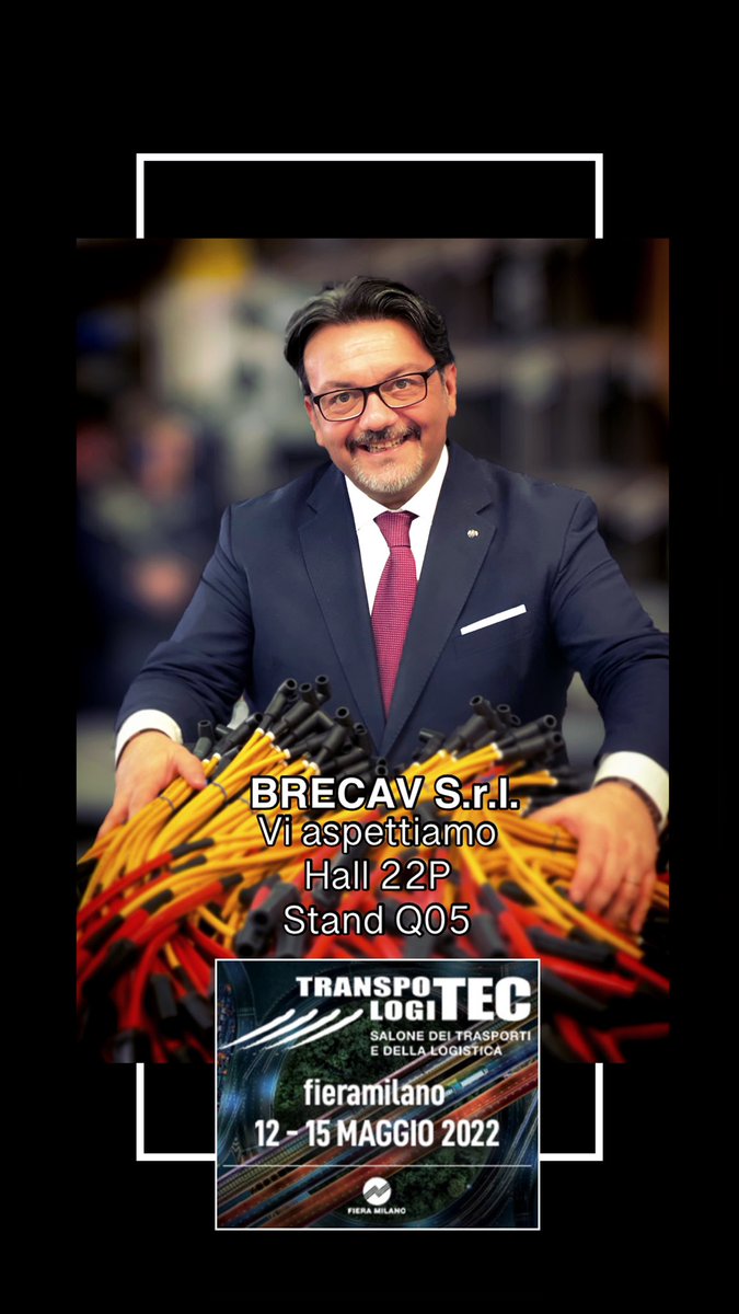 antonio_braia's tweet photo. Dear Internauts Friendship we are finally getting in presence  in a Show. We await 12th to 15th May in Milan for @Transpotec1 Hall number 22P – Stand Q05 @Brecavmt 
#IgnitionCoil #ignitioncable #truck #bus #heavyduty https://t.co/MGLnjDqil1
