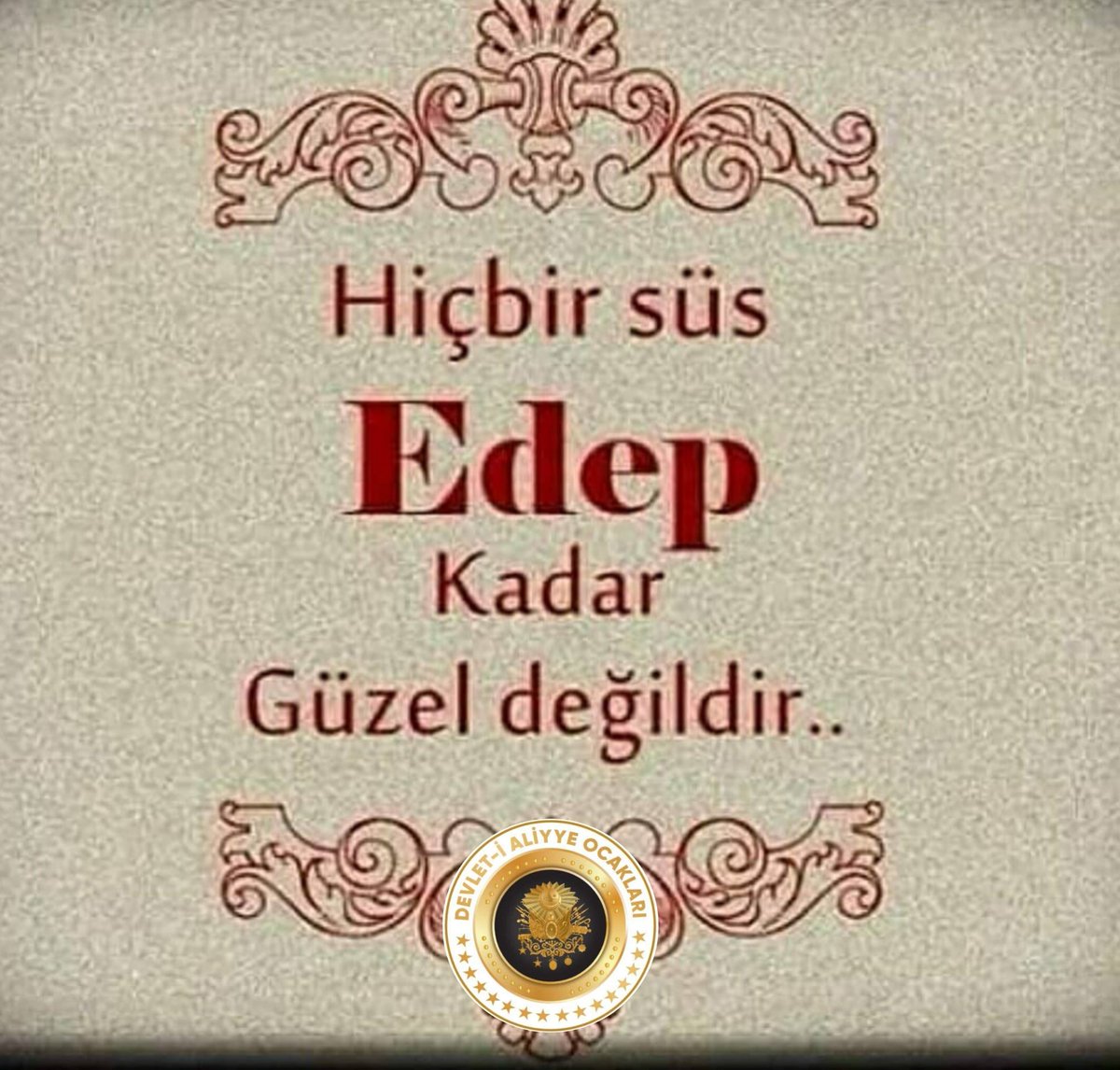 devaliyye34's tweet photo. Hiçbir süs Edep Kadar Güzel değildir...

Hadis-i Şerif;
“Onu kendi haline bırak; zira hayâ imandandır” buyurdu. (Buhârî, Îmân 16, Edeb 77; 

#devletialiyyeocaklarıistanbul #hadisişerif https://t.co/8OVhGvCkhV