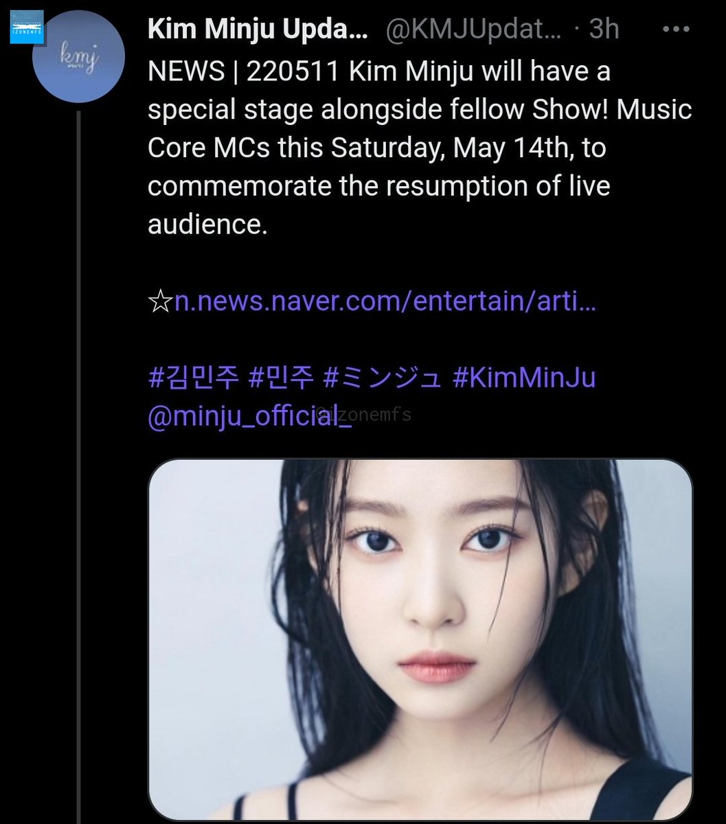 izonemfs's tweet photo. -izone KIM MINJU IDOL BACK TO STAGE! 😭🤍🤍🤍 https://t.co/tqaHpCNKJi