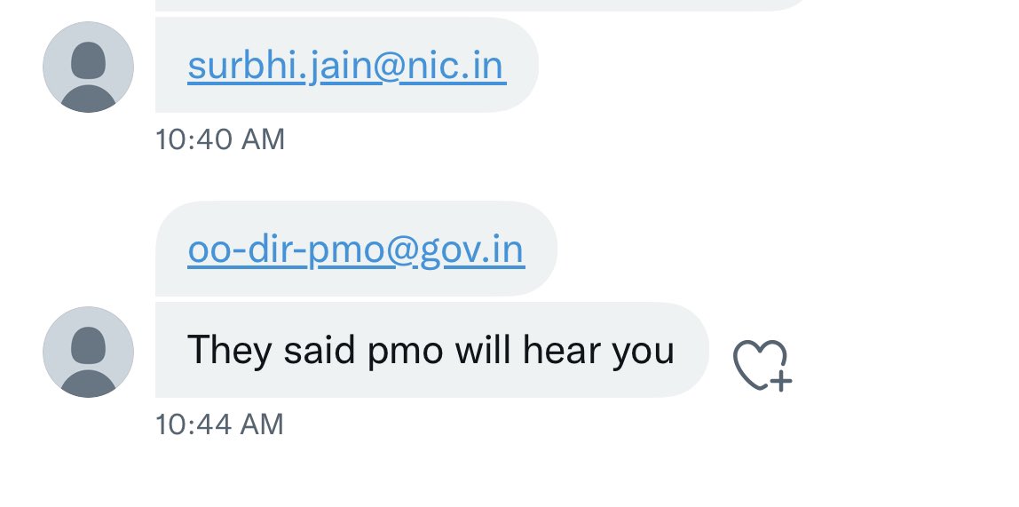 DrRohanKrishna3's tweet image. These two email ids are of officials of @PMOIndia. 
U guys keep studying, i will carry on with the field work. 
Whn u guys take a break mail into these ids abt POSTPONEMENT OF NEET PG. 
@PMOIndia will help us &amp;amp; hear us .
@AmitShahOffice @mansukhmandviya 
#NEETPG2022DEFERMENNT